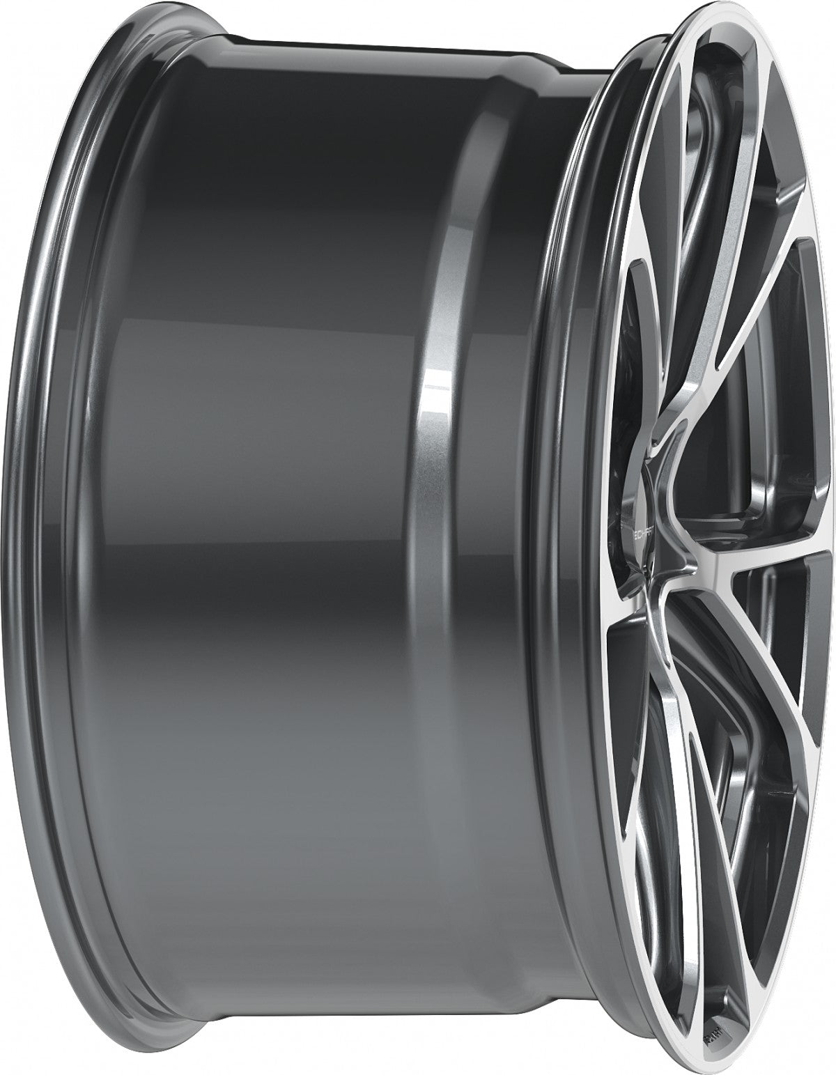 Proline Techart Formula VI grey polished Alufelge 9.5x21 Zoll ET60 LK 5x130 ML71.5 – Bild 6