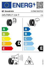 BF Goodrich Trail-Terrain T/A XL OWL 3PMSF DOT22 245/70 R17 114T DOT DOT22 – EU-Reifenlabel