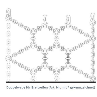 Ottinger Schneekette Netz GS 24–28 Zoll für Agrarfahrzeuge (378292) – Bild 5