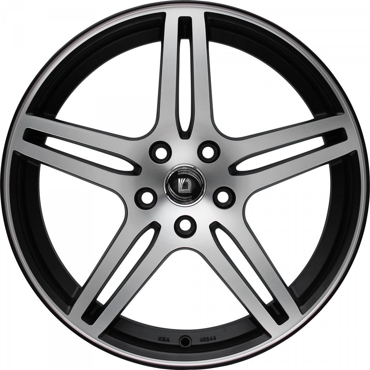 Diewe Chinque nero machined 7x17 ET35 - LK5/120 ML72.6