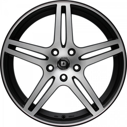 Diewe Chinque nero machined 7x17 ET35 - LK5/120 ML72.6