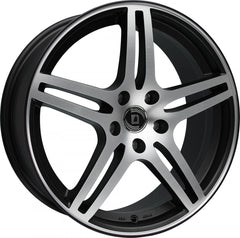 Diewe Chinque nero machined Alufelge 8x17 Zoll ET39 LK 5x112 ML66.6