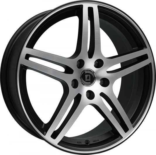 Diewe Chinque nero machined 8x17 ET39 - LK5/112 ML66.6