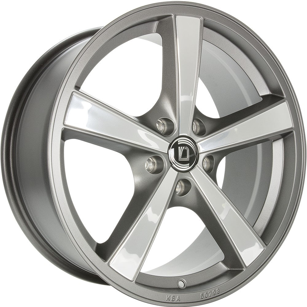 Diewe Trina platininox Alufelge 8x18 Zoll ET45 LK 5x120 ML65.1