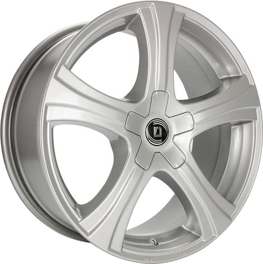 Diewe Barba argento silber 8x18 ET43 - LK5/112 ML66.6