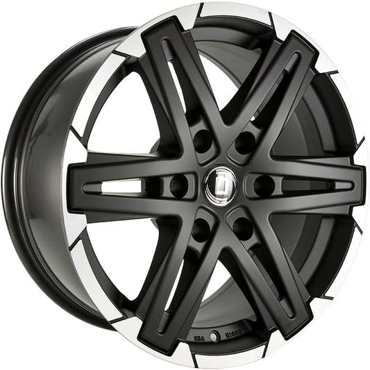 Diewe Grezzo nero machined 8.5x18 ET42 - LK6/114.3 ML66.1