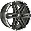Diewe Grezzo nero machined 8.5x18 ET42 - LK6/114.3 ML66.1