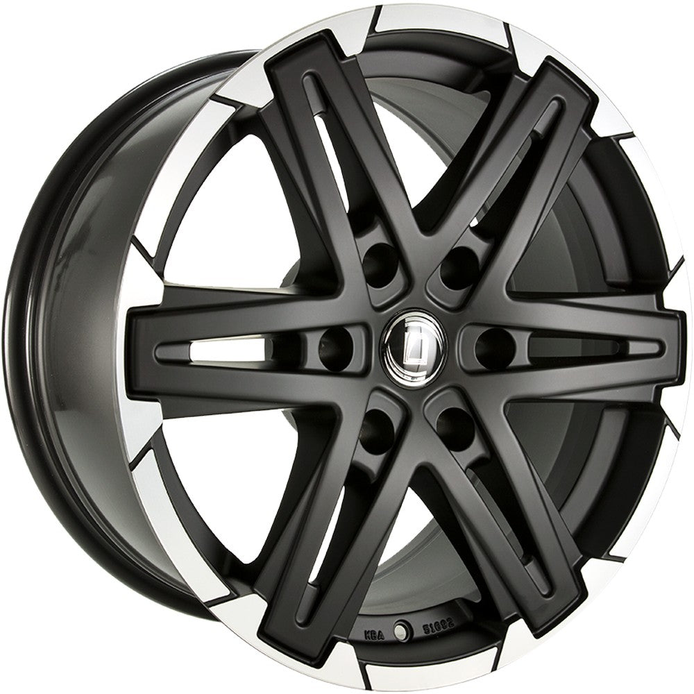 Diewe Grezzo nero machined 8.5x18 ET42 - LK6/114.3 ML66.1