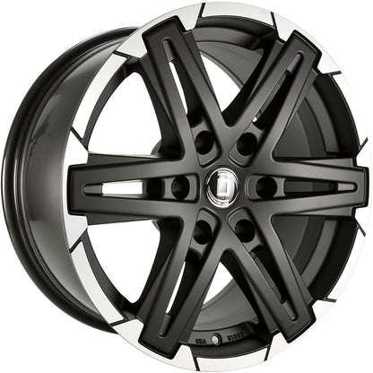 Diewe Grezzo nero machined 8.5x18 ET42 - LK6/114.3 ML66.1