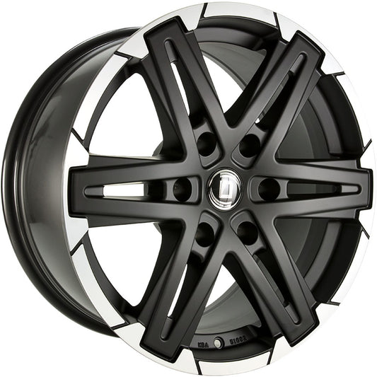 Diewe Grezzo nero machined 8.5x18 ET42 - LK6/114.3 ML66.1