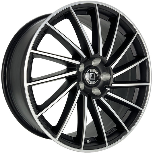 Diewe Briosa nero machined 8.5x20 ET43 - LK5/108 ML63.4
