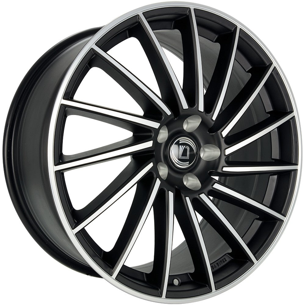 Diewe Briosa nero machined 8.5x20 ET40 - LK5/112 ML66.6