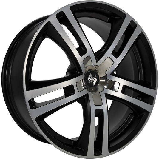 Etabeta Uriel black matt polish - inox cap 10x20 ET35 - LK5/108 ML63.4