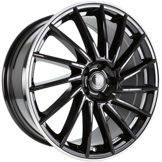 Diewe Briosa neros machined lip 8.5x20 ET43 - LK5/108 ML63.4