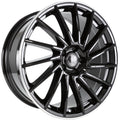 Diewe Briosa neros machined lip 8.5x20 ET40 - LK5/112 ML66.6