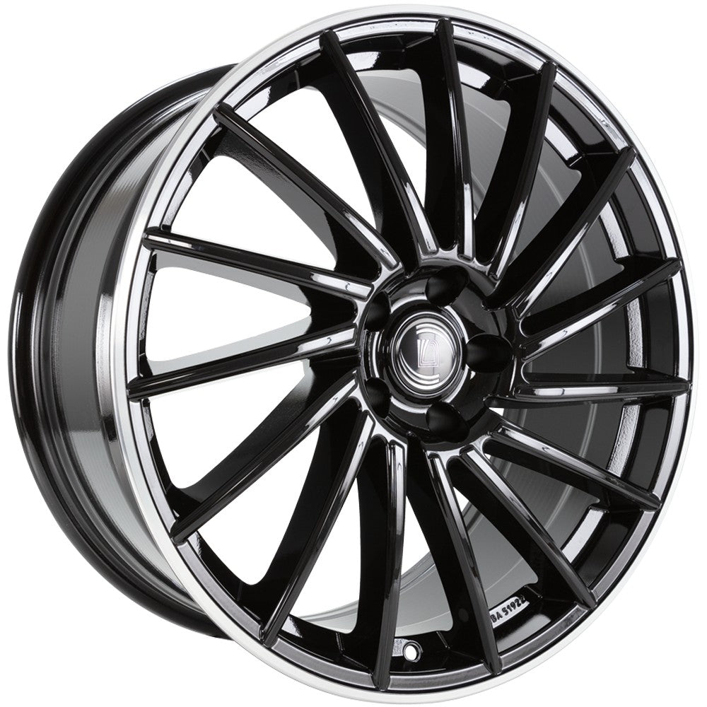 Diewe Briosa neros machined lip 8.5x20 ET40 - LK5/114.3 ML66.1