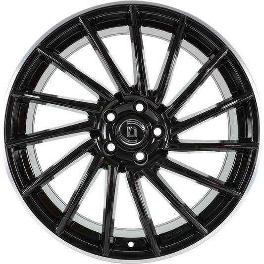 Diewe Briosa neros machined lip 8.5x20 ET50 - LK5/114.3 ML67.1