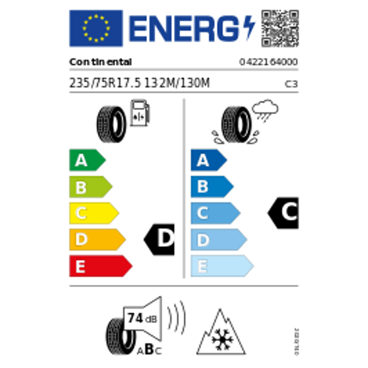 Continental Conti Hybrid LD3 235/75 R17.5 132M – Bild 2