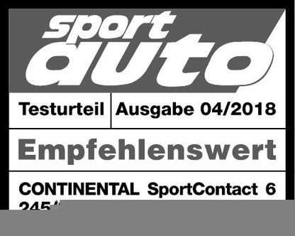 Continental Sportcontact 6 FR Elect MO1 XL 255/40 R20 101 (Z)Y