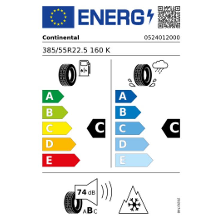 Continental HDU1 EU LRL 3PMSF 385/55 R22.5 160K – Bild 2