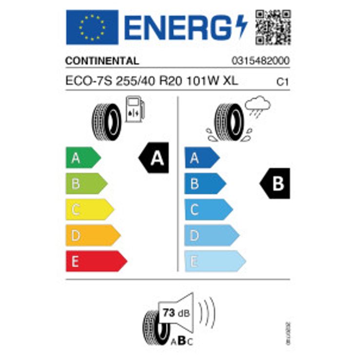 Continental Ecocontact 7 S FR Elect XL 255/40 R20 101W – Bild 3