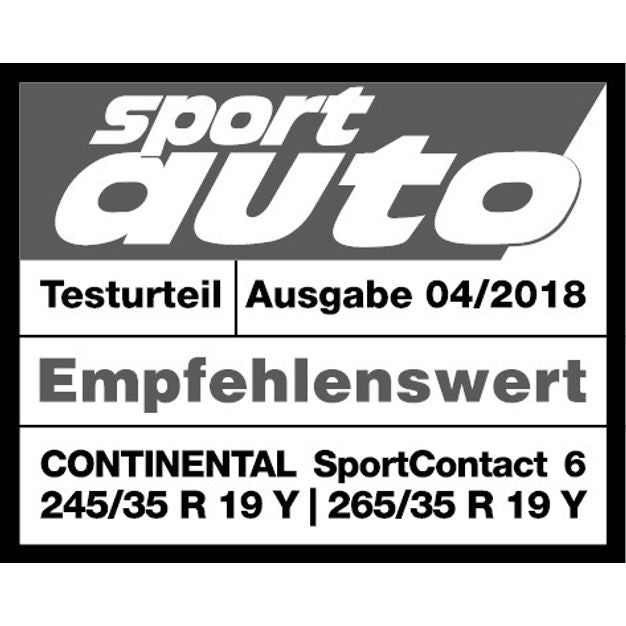 Continental Sportcontact 6 SIL AO XL 255/40 R20 101Y – Bild 4