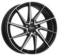 Dotz Spa black polished Alufelge 7.5x17 Zoll ET48 LK 5x112 ML70.1