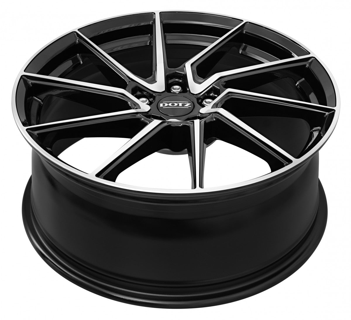 Dotz Spa black polished Alufelge 8x18 Zoll ET40 LK 5x112 ML70.1 – Bild 4