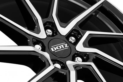 Dotz Spa black polished Alufelge 8x18 Zoll ET40 LK 5x112 ML70.1 – Bild 5