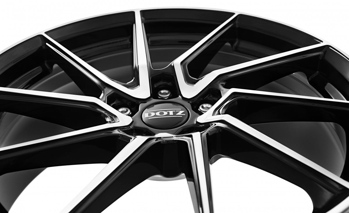 Dotz Spa black polished Alufelge 8x18 Zoll ET40 LK 5x112 ML70.1 – Bild 8