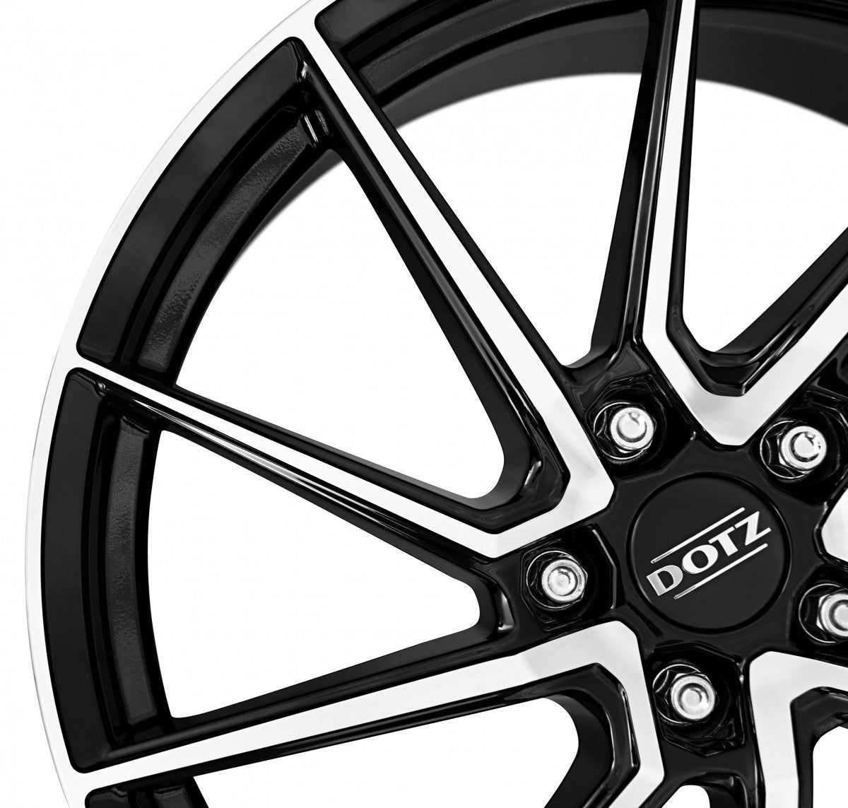 Dotz Spa black polished 8x18 ET40 - LK5/112 ML70.1