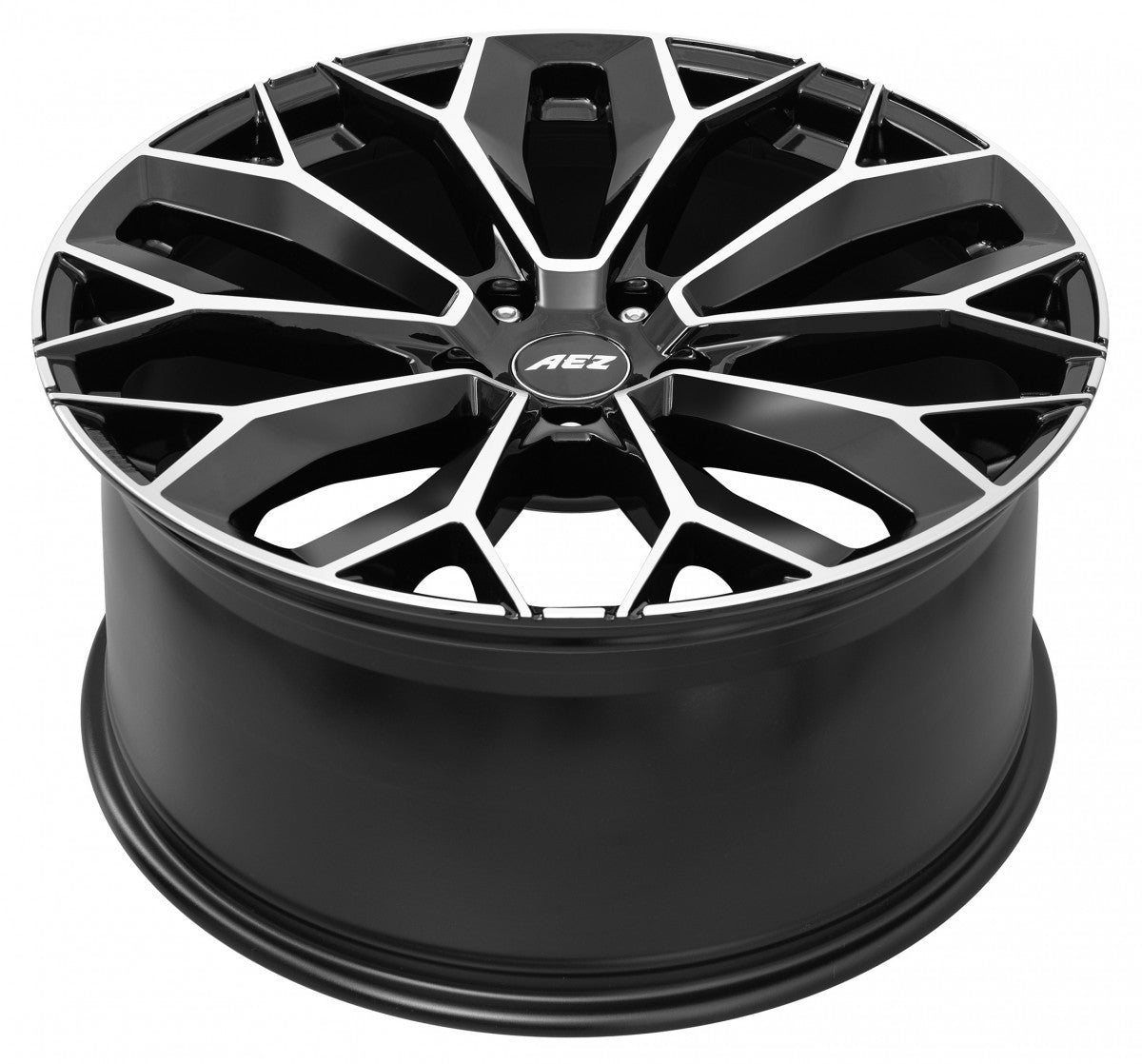 AEZ Leipzig black polished Alufelge 9x20 Zoll ET44 LK 5x120 ML72.6 – Bild 4