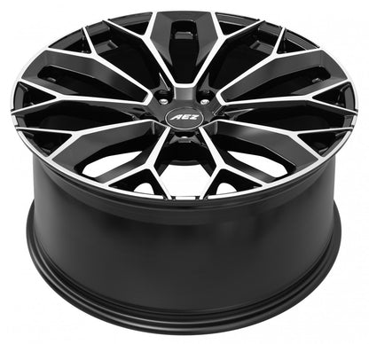 AEZ Leipzig black polished Alufelge 9x20 Zoll ET44 LK 5x120 ML72.6 – Bild 4