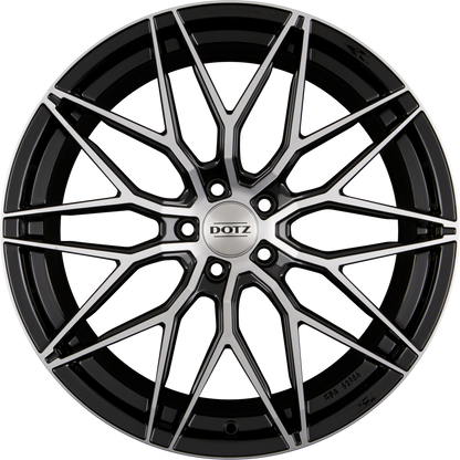 Dotz Suzuka black polished Alufelge 8x19 Zoll ET27 LK 5x112 ML66.6 – Bild 8