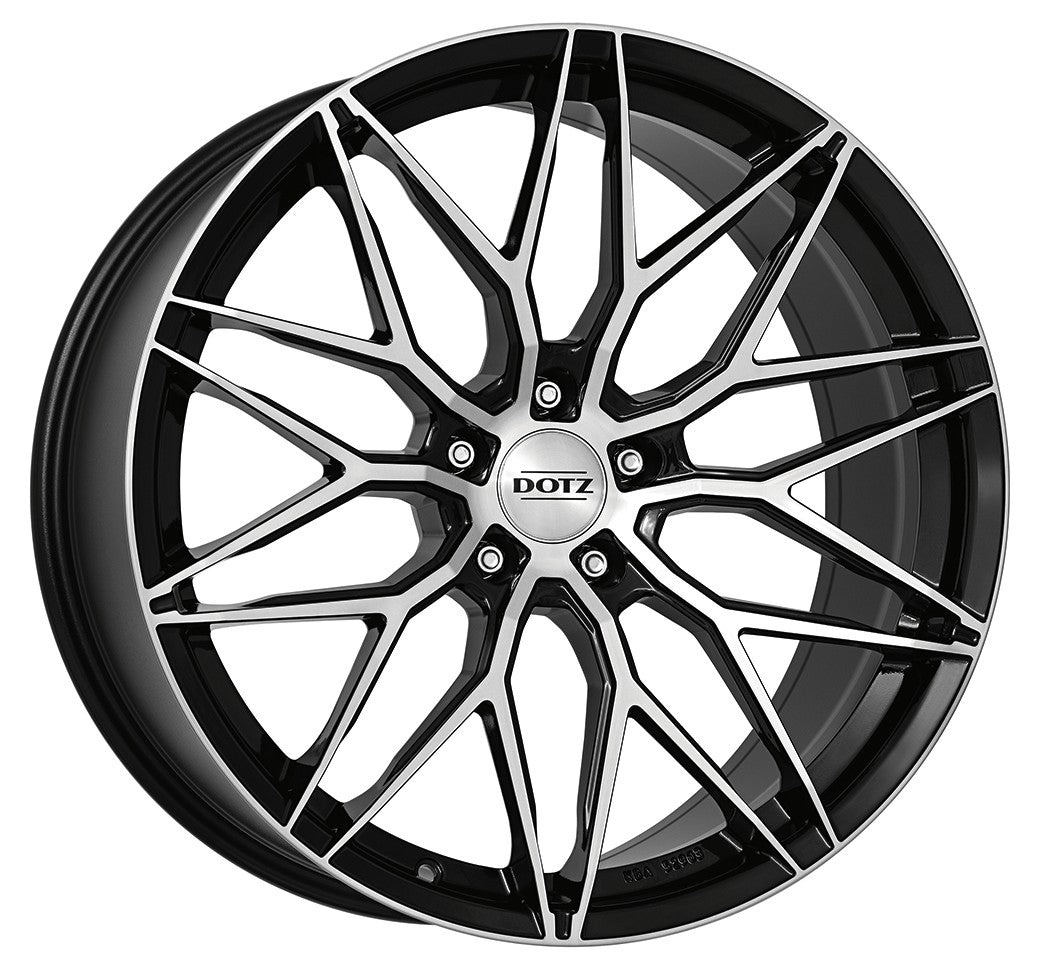 Dotz Suzuka black polished Alufelge 8x19 Zoll ET27 LK 5x112 ML66.6