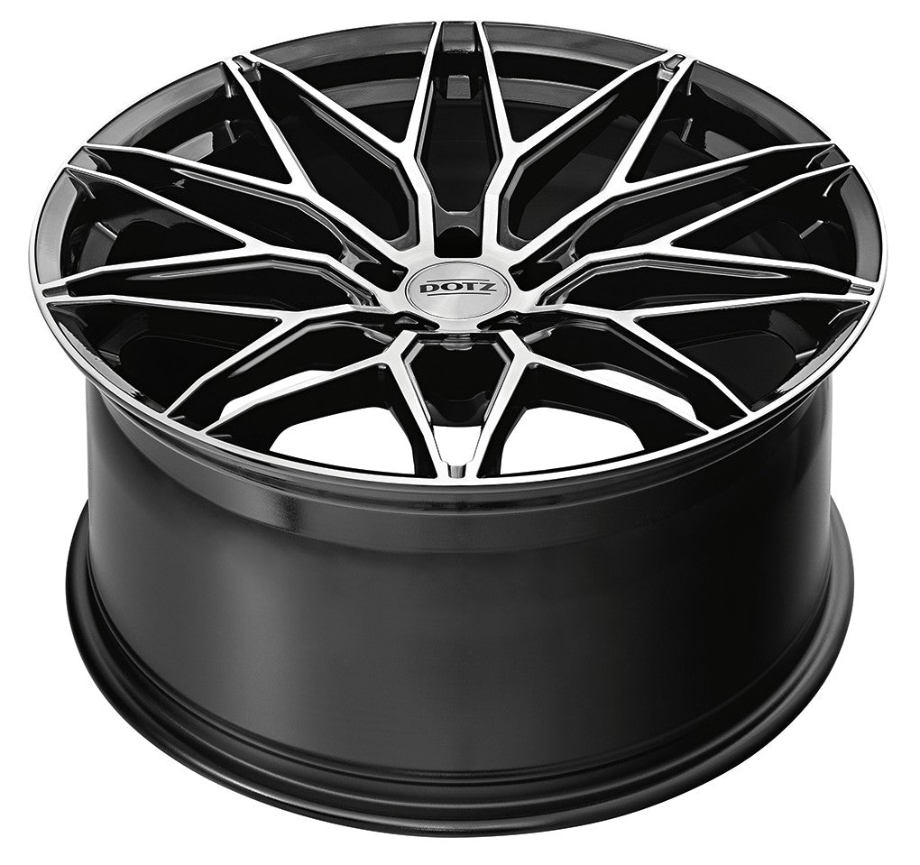 Dotz Suzuka black polished Alufelge 8x19 Zoll ET27 LK 5x112 ML66.6 – Bild 3