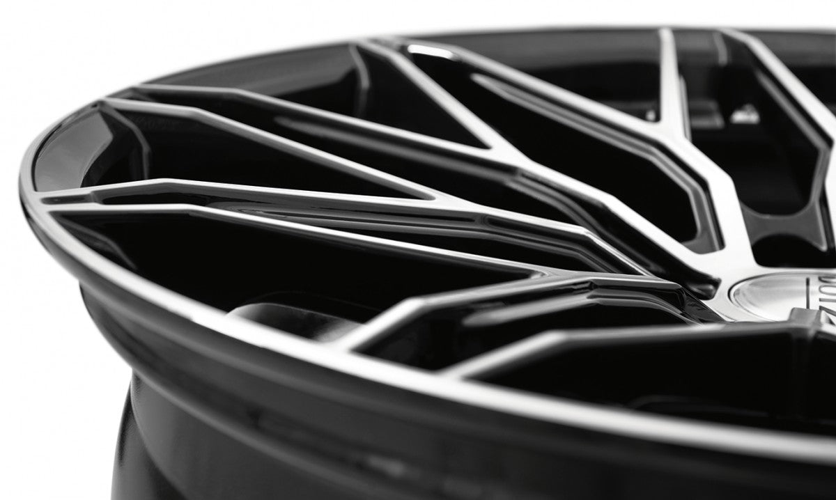 Dotz Suzuka black polished Alufelge 8x19 Zoll ET27 LK 5x112 ML66.6 – Bild 7