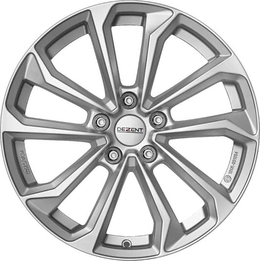 Dezent KS silver 6.5x16 ET45 - LK5/114.3 ML67.1