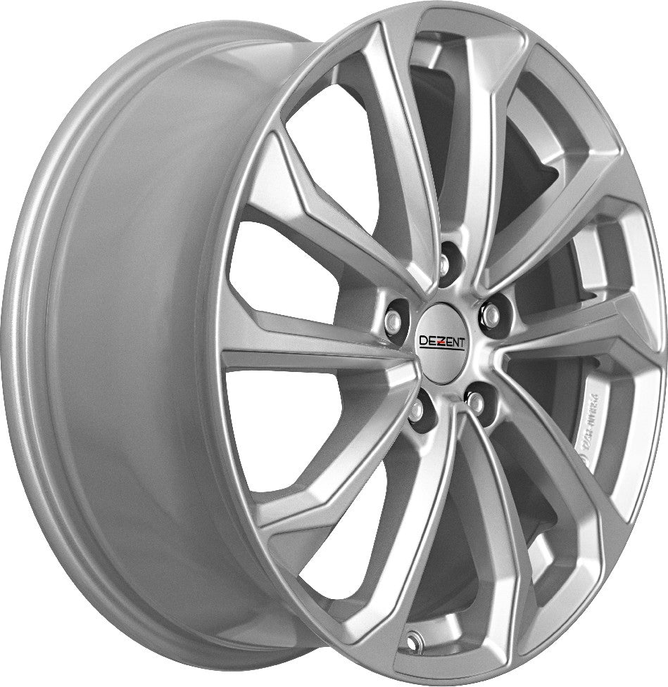 Dezent KS silver 6.5x16 ET45 - LK5/114.3 ML67.1