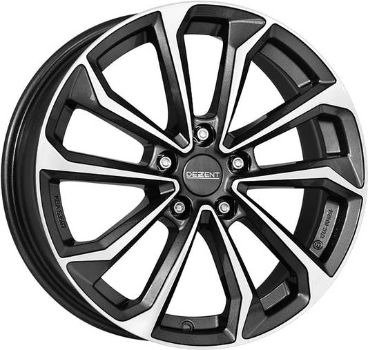 Dezent KS gunmetal polished 7x17 ET48.5 - LK5/114.3 ML67.1