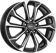 Dezent KS gunmetal polished Alufelge 7.5x18 Zoll ET45 LK 5x114.3 ML67.1