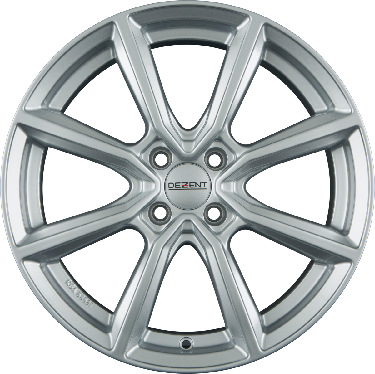 Dezent TN silver Alufelge 6.5x16 Zoll ET20 LK 4x108 ML65.1 – Bild 5