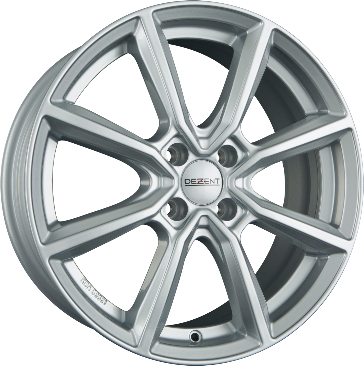 Dezent TN silver Alufelge 6.5x16 Zoll ET20 LK 4x108 ML65.1 – Bild 6