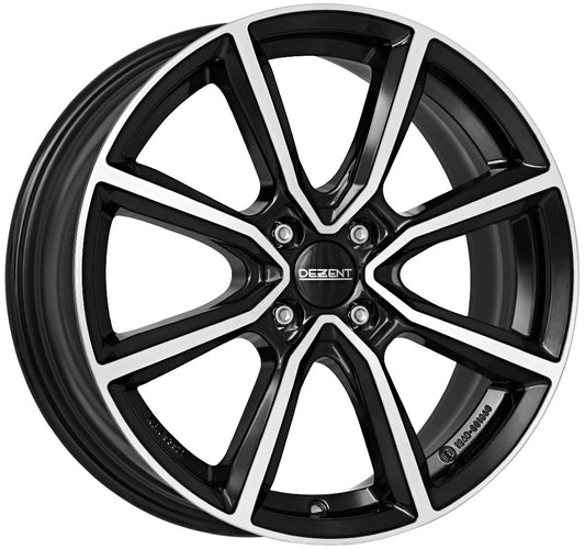 Dezent TN black polished 5.5x14 ET35 - LK4/100 ML60.1