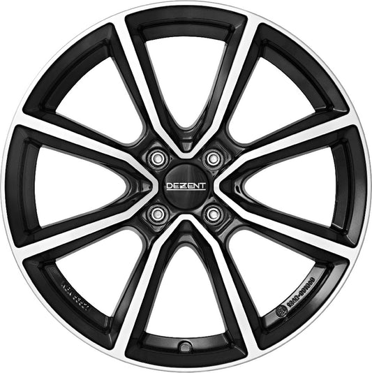 Dezent TN black polished 5.5x14 ET35 - LK4/100 ML60.1