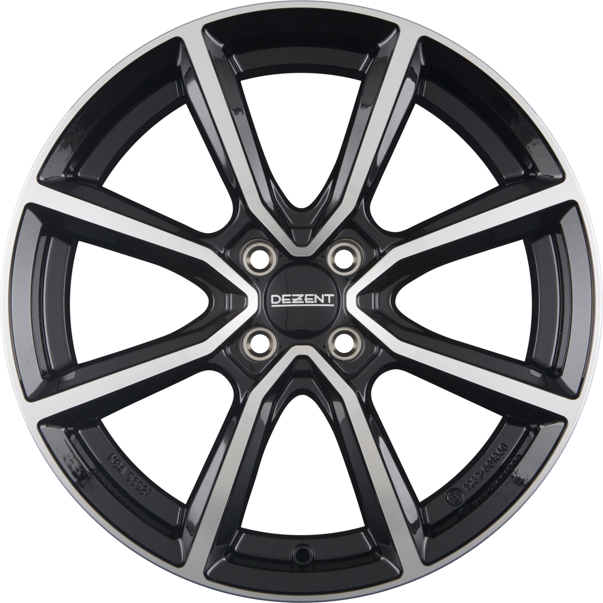 Dezent TN black polished Alufelge 6x15 Zoll ET31 LK 4x100 ML60.1 – Bild 7