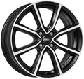 Dezent TN black polished Alufelge 6x15 Zoll ET48 LK 4x100 ML54.1