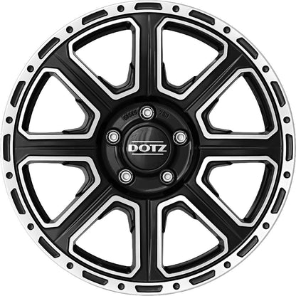 Dotz Kalahari black polished 8x17 ET30 - LK6/139.7 ML93.1