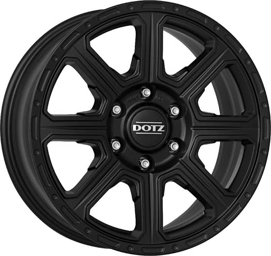 Dotz Kalahari black matt Alufelge 8x18 Zoll ET30 LK 6x139.7 ML93.1