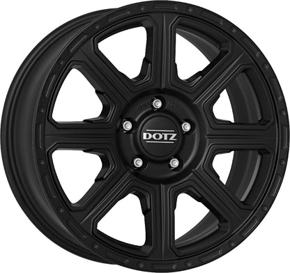 Dotz Kalahari black matt 8x18 ET30 - LK5/120 ML72.6